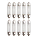 10PCS Car Light Tubular Lamp bulb C10W SV8.5-8 43MM 6429 24V 10W For OSRAM