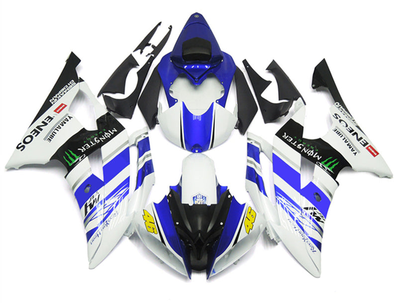 Amotopart Yamaha YZF 600 R6 2008-2016 Fairing Kit Bodywork Plastic ABS