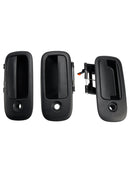 3PCs Front Exterior Door Handle Set For Chevrolet Express 1500 2500 1996-2009