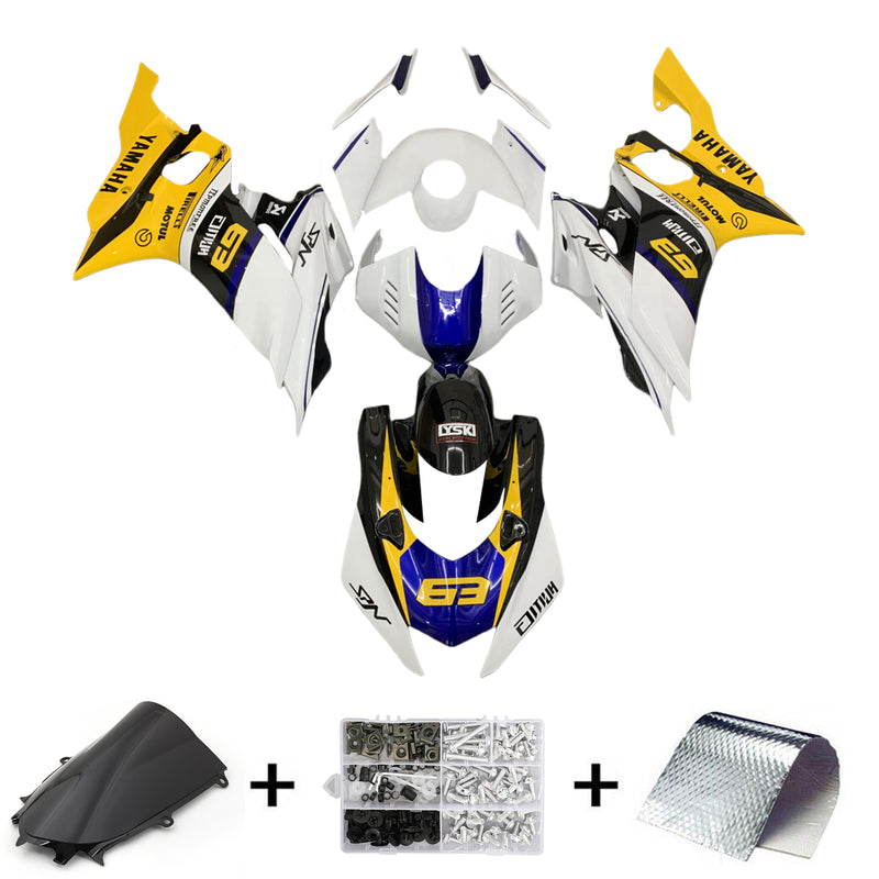 Amotopart Yamaha YZF-R6 2017-2023 Fairing Kit Bodywork Plastic ABS