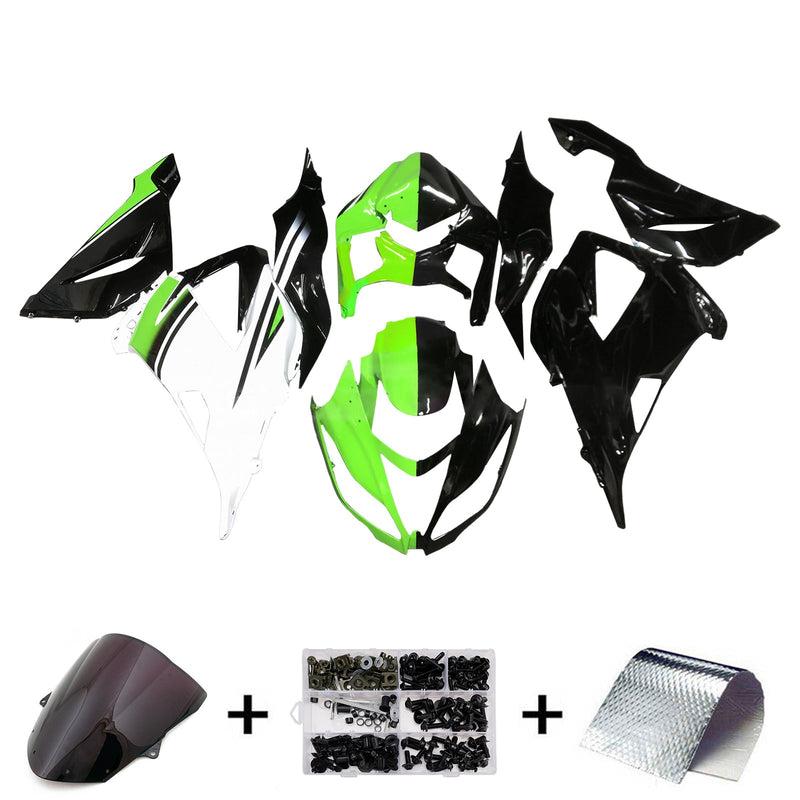 Injection Fairing Kit Bodywork Plastic ABS fit For Kawasaki ZX6R 636 2013-2018