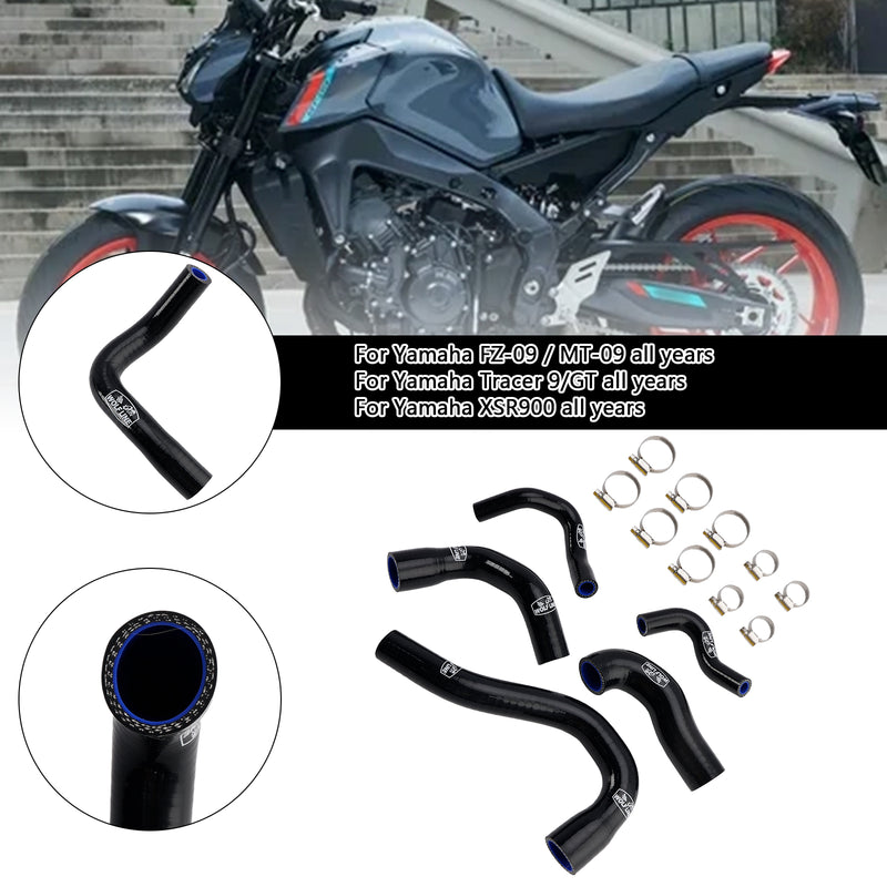 Silicone Radiator coolant Hose For Yamaha MT-09 XSR900 Tracer 9/GT all years