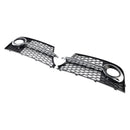 Chrome Front Bumper Fog Light Grille Fit Audi TT MK2 S-Line TTS 2011-14