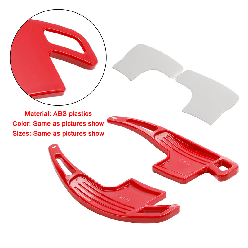 Red Steering Wheel Shift Paddle Lever Shifter fit Ford Mustang 2015-23