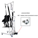 Electric Transfer Chair Patient Lift (4 in 1) for Home  180 Split Seat 330 lbs Load-Bearing for Elderly Disabled Handicapped  Full Body Sling Portable