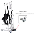 Electric Transfer Chair Patient Lift (4 in 1) for Home 180° Split Seat 330 lbs Load-Bearing for Elderly Disabled Handicapped  Full Body Sling Portable