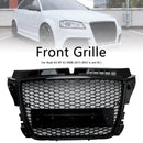 RS3 Style Honeycomb Front Bumper Grille Grill Fit Audi A3 8P 2008-2013