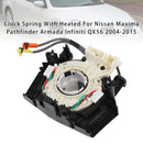 Clock Spring With Heated For Nissan Maxima Pathfinder Armada Infiniti QX56 04-15