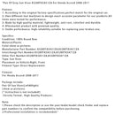 Pair Of Gray Sun Visor 83280TA5A51ZA For Honda Accord 2008-2017