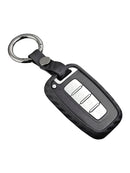 Leather Silicone Car Key Case Cover With Buckle For Hyundai Old Smart