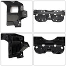 Front Bumper Grille Honeycomb Grill & Fog Light Cover Fit Audi Q5 2021-2025