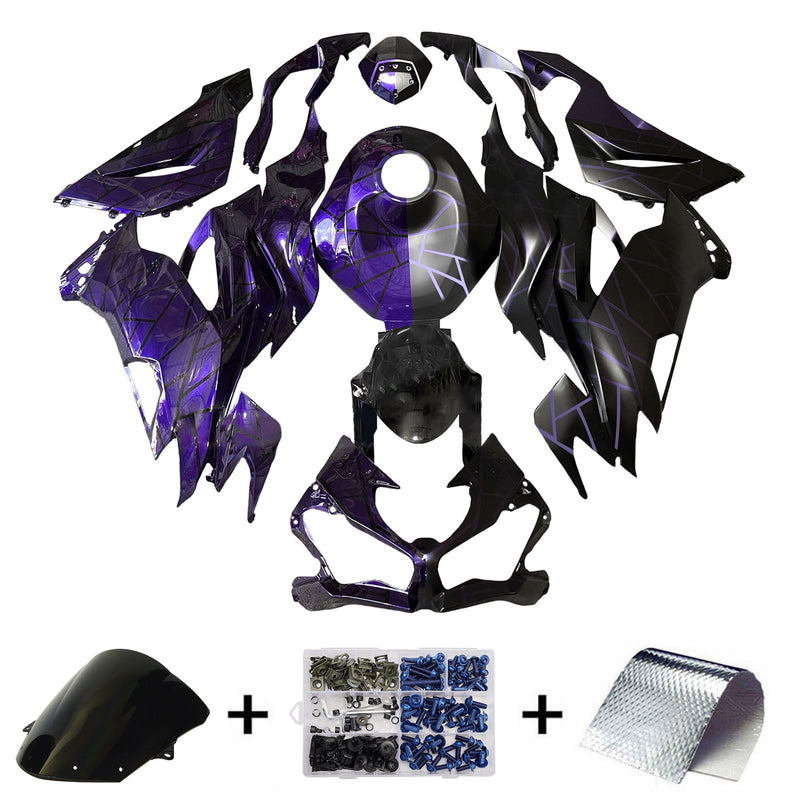 Injection Fairing Kit Bodywork Plastic ABS fit For Kawasaki ZX6R 2019-2023