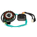 1998-2002 Suzuki SV400 SV400S Magneto Stator + 2-plug Voltage Rectifier + Gasket