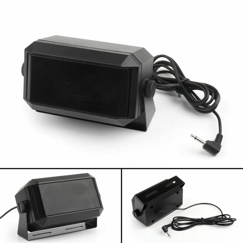 4PCS External Duty Radio 3.5mm Heavy Car Speaker KES-3 For Yaesu Kenwood Icom