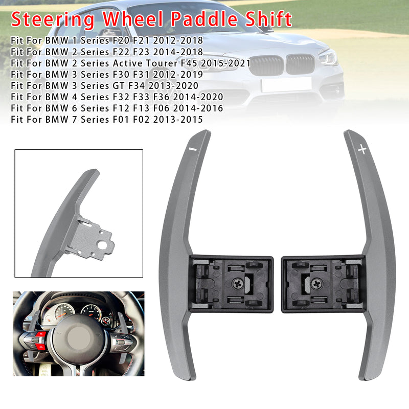 Paddle Shifter Extension For BMW F Series F30 F31 F32 F10 X3 X5 Aluminium Grey