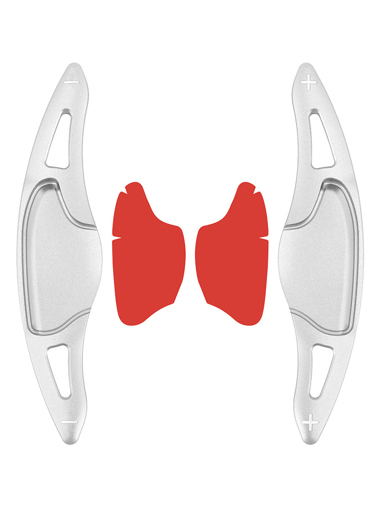 Steering Wheel Paddle Shifter Extension For Honda FIT VEZEL HRV Aluminium Silver