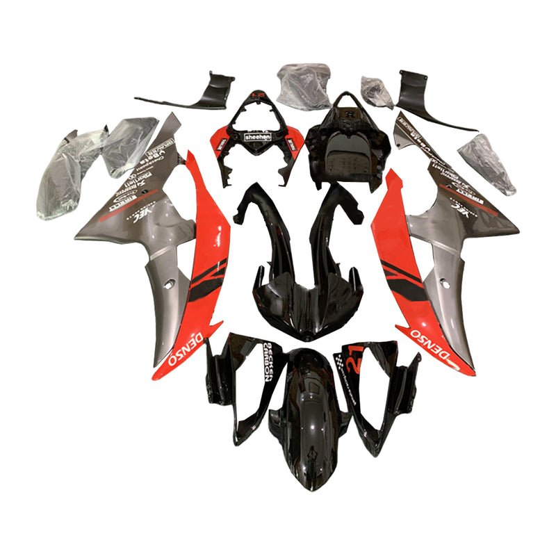 Amotopart Yamaha YZF 600 R6 2008-2016 Fairing Kit Bodywork Plastic ABS