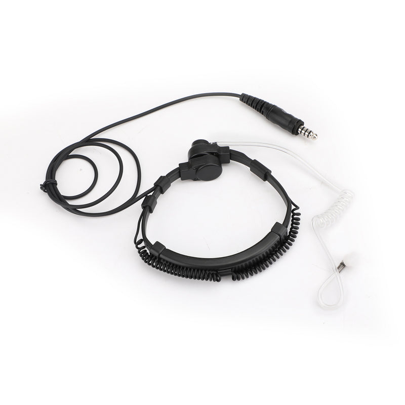 7.1mm Plug Tactical Throat Tube Headset 6Pin U94 PTT For STP8040 STP8080 STP9000