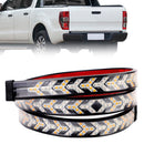 Car Truck LED TailLight Strip Turn Signal Lamp Flowing Dynamic Fish Bone 1.5 meters