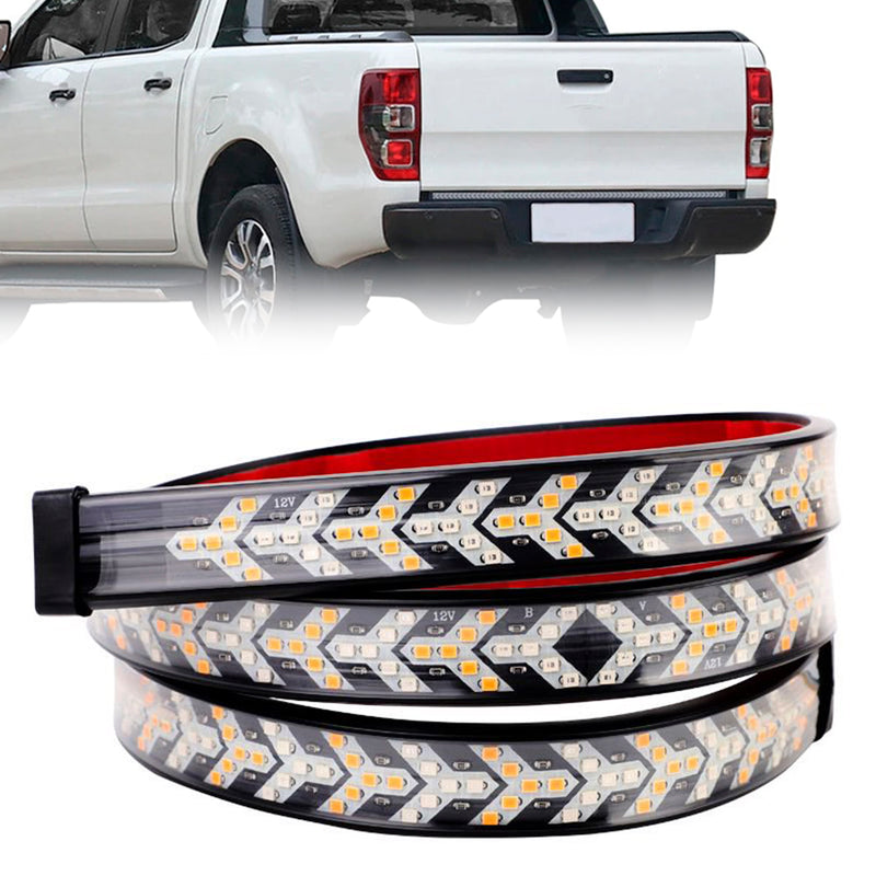 Car Truck LED TailLight Strip Turn Signal Lamp Flowing Dynamic Fish Bone 1.2 meters/1.5 meters