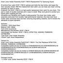 Dryer Lever Holder Assembly DC97-17991A Replacement For Samsung Dryers