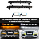 Pair LED Daytime Running Light 4L0953041 4L0953042 For Audi Q7 4L 2007-2009