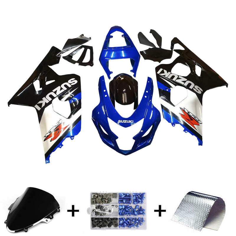 Fairings 2004-2005 Suzuki GSXR 600 750 Blue Black Suzuki GSXR  Generic