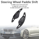 Carbon Look Steering Wheel Paddle Shifter Fit BMW 3 4 5 G20 G22 G30 2018+