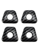 Carbon Fiber Inner Door Bolt Lock Down Frame Trim For BMW 5 Series G30 18-22
