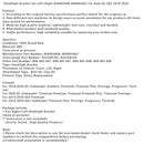 Headlight Bracket Set Left+Right 80A805608 80A805607 For Audi Q5 SQ5 2018-2020