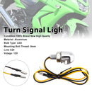 12V LED Turn Signal Indicator Light 8mm Universal Motorcycle For Honda
