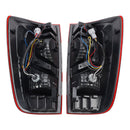 Pair Tail Light Lamp For Nissan NAVARA NP300 D23 3D Stripe Bar LED 2015-202