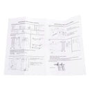 Rolling Library Sliding Ladder Hardware Kit with Brake 3.3FT Round Tube