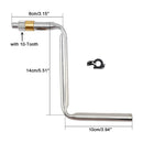 Truck Camper Crank Handle For Slide-in Truck Campers with 10-Tooth Gear On The End