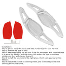 Steering Wheel Paddle Shifter Extension For Audi RS5 RS3 TT RS Aluminium