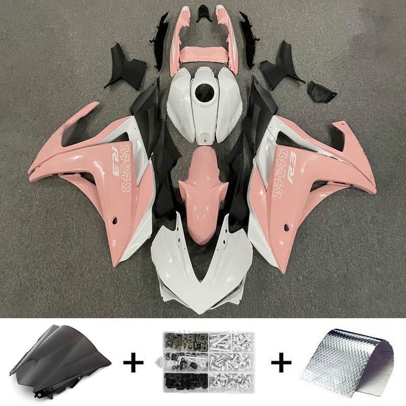 Amotopart Yamaha YZF-R3 2014-2018 R25 2015-2017 Fairing Kit Bodywork ABS