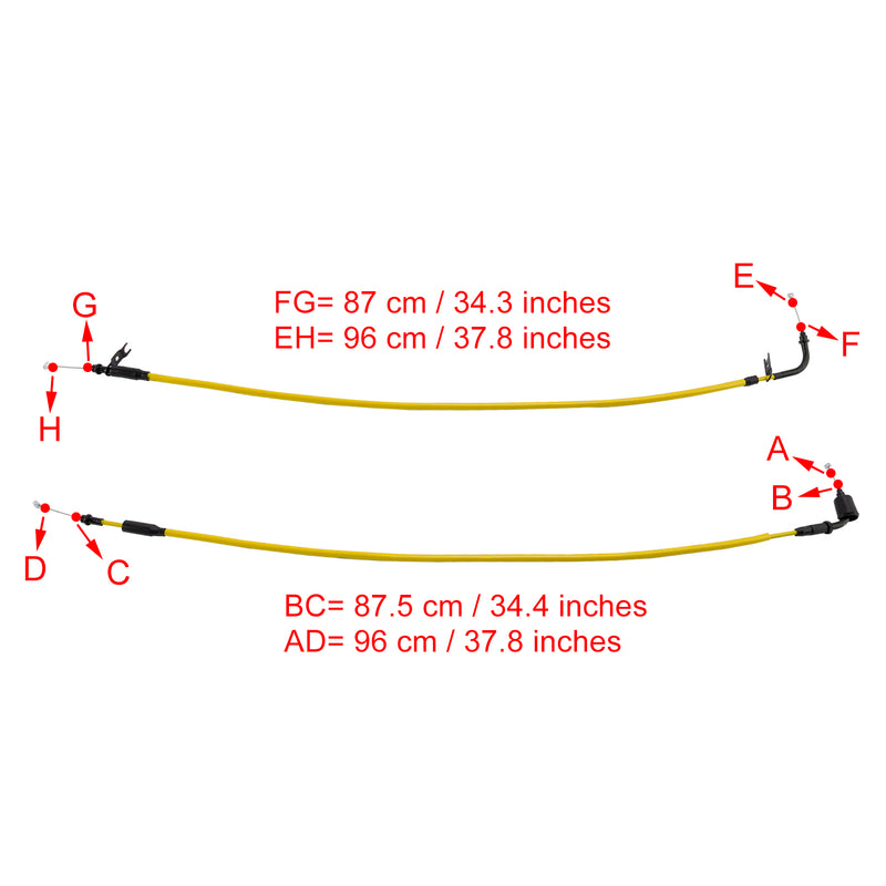 Throttle Cable Wire for Suzuki GSXR1000 2017-2023