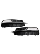 Front Lower Bumper Fog Light Cover Grille Fit AUDI A3 S-Line S3 2013-2016