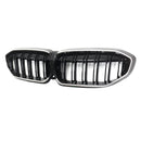 Double Slat Black Kidney Grille 51138072085 Fit BMW 3 Series G20 2019-2022