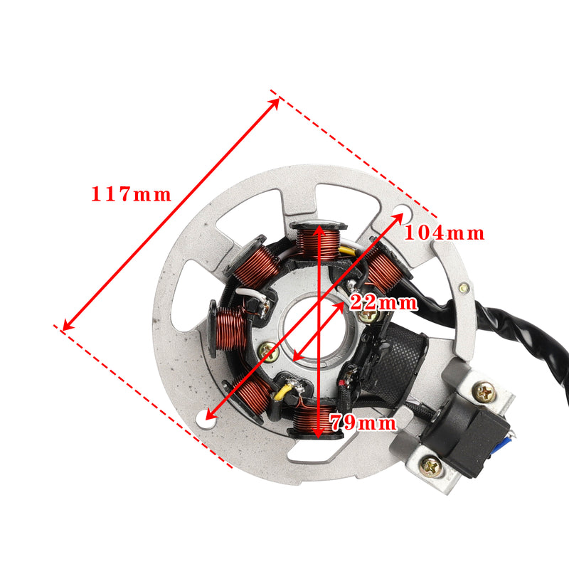 7 Coil Stator Motor Minarelli For Yamaha Aerox Neos BWS MBK Nitro Ovetto 50