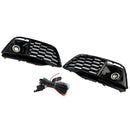 2018-2022 Fit Audi Q5 SQ5 Fog Light Grille Cover 80A807680L Pre-Facelift W/ACC