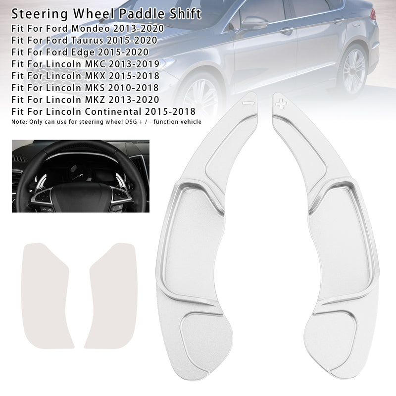 Steering Wheel Paddle Shifter For Ford Mondeo Edge Taurus 13-20 Aluminium
