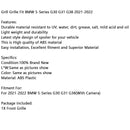 Gloss Black Front Grill Grille W/Camera Fit BMW 5-Series LCI G30 G31 2021-2022