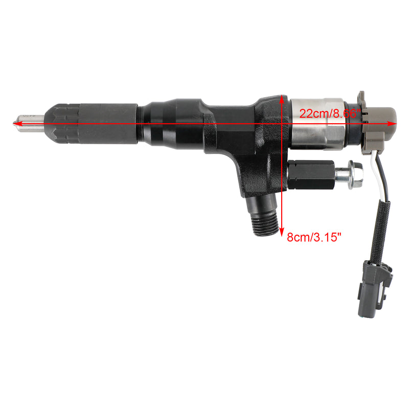 1PCS Fuel Injector 095000-6593 Fit Hino J08E Fit Kobelco SK330-8