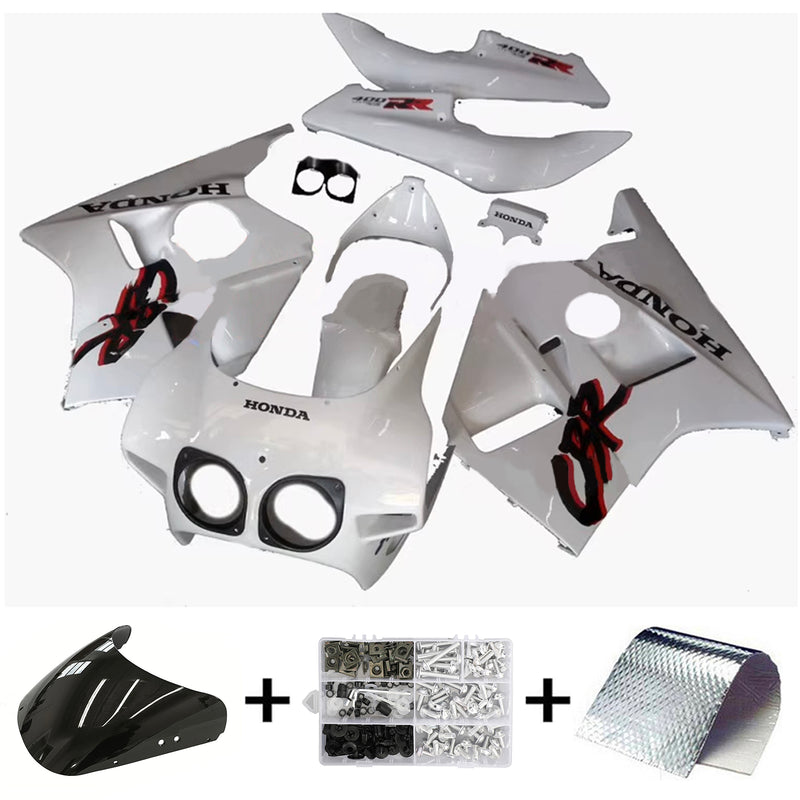 Amotopart Honda CBR400RR NC23 1987-1989 Fairing Kit Bodywork Plastic ABS