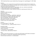 2PCS Side Dash Vents Louver Outlet Driver Passenger For Jeep Wrangler TJ 97-2006