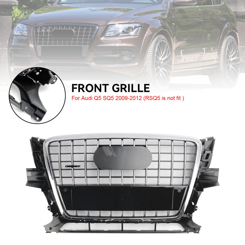 Front Bumper Grill Grille 8R0853651PT94 Fit Audi Q5 2009-2012 Chrome