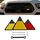 Tri-Color Grille Badge Emblem for Toyota Tacoma TRD Tundra RAV4 Red Scheme