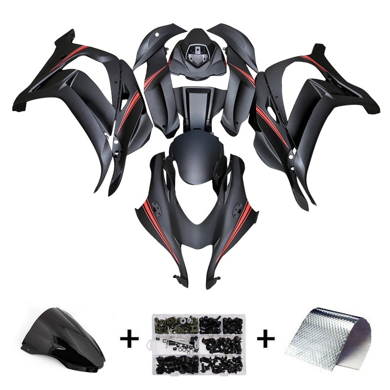 Injection Fairing Kit Bodywork Plastic ABS fit For Kawasaki ZX10R 2016-2020