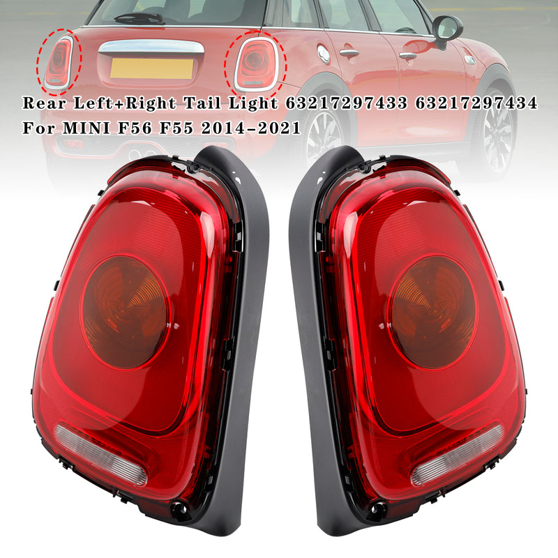 Rear Left+Right Tail Light 63217297433 63217297434 For MINI F56 F55 2014-2021